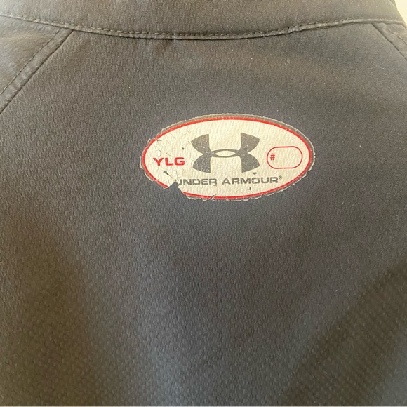 Under Armour Jacket Youth Large Black Full Zip Active - Picture 5 of 7